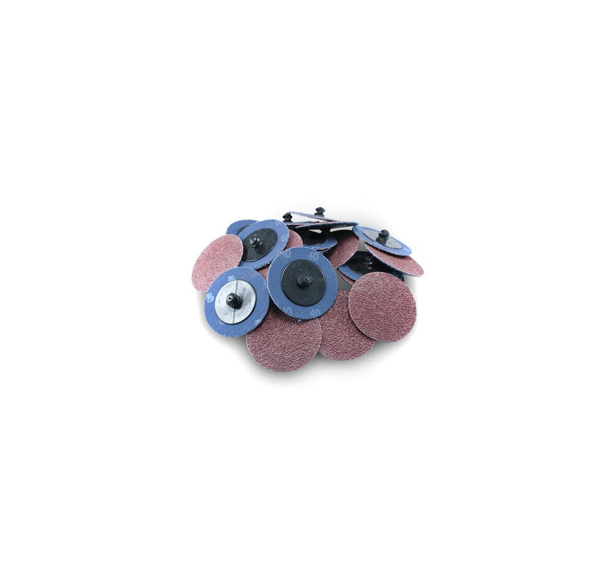 2" Aluminum Oxide Surface Discs - Roloc Style  50 Grit (25 bx)