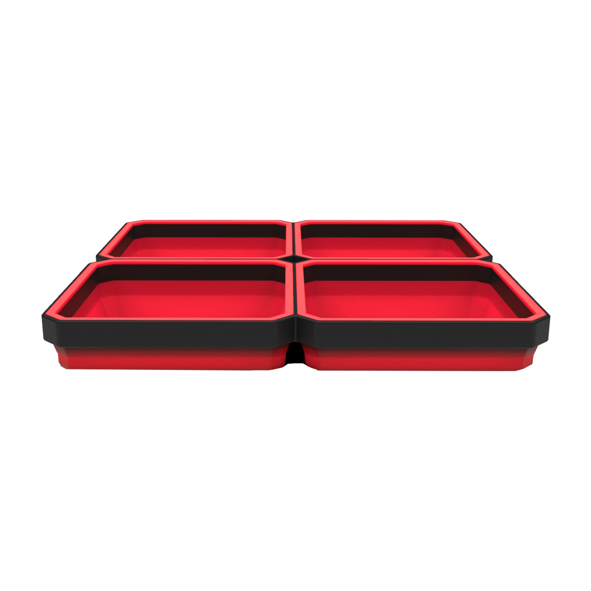 Large Expandable Magnetic Parts Tray - Red