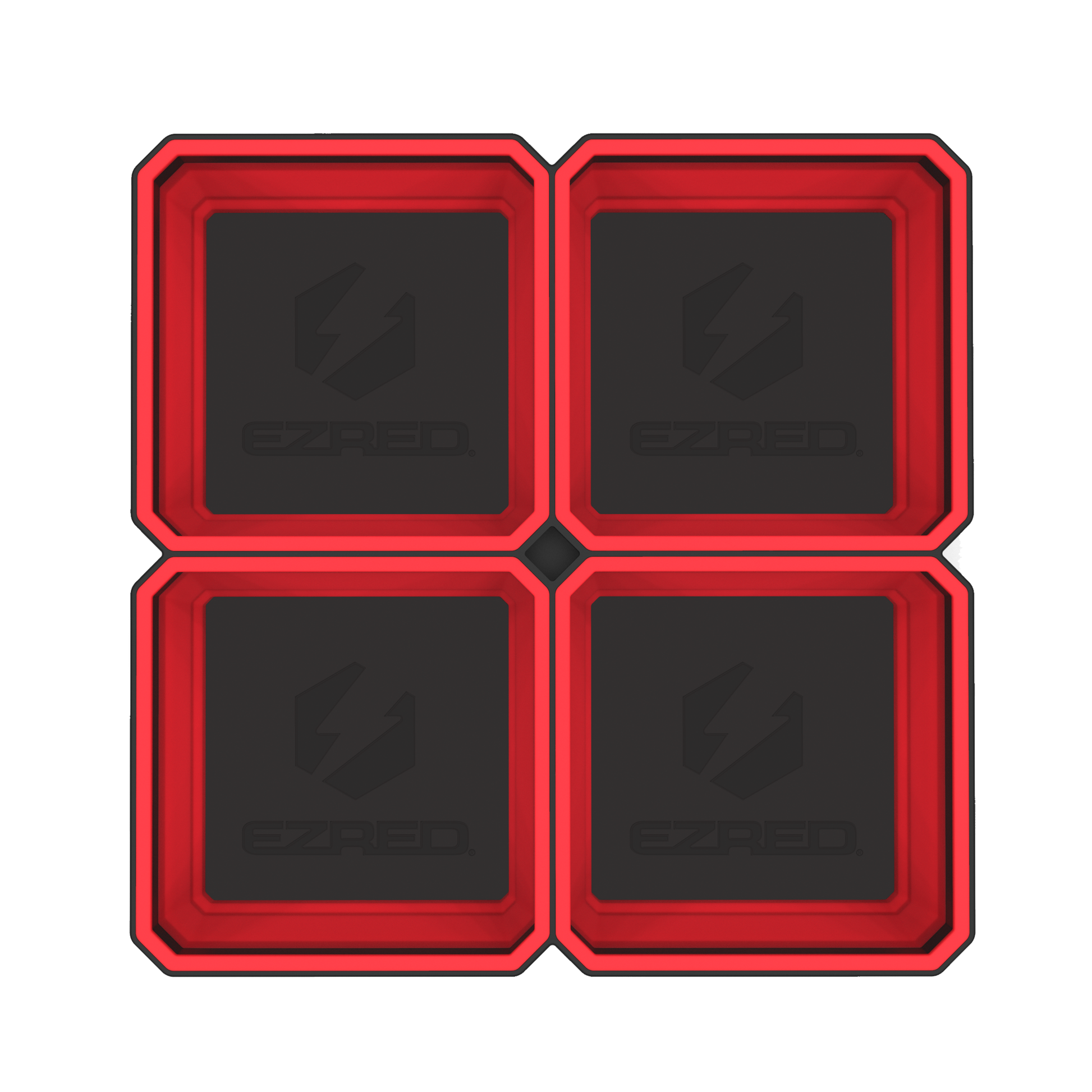 Large Expandable Magnetic Parts Tray - Red