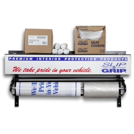 Slip N Grip Start Up Assortment with Dispenser Rack - Wall Mount
