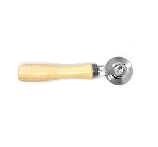 Wood Handled Stitcher, 51mm Diameter, 4mm Thickness