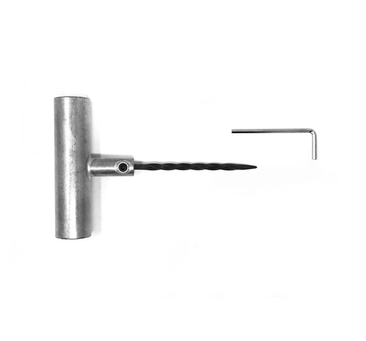 Zinc-Alloy T-Handle with Spiral Probe (No 1)