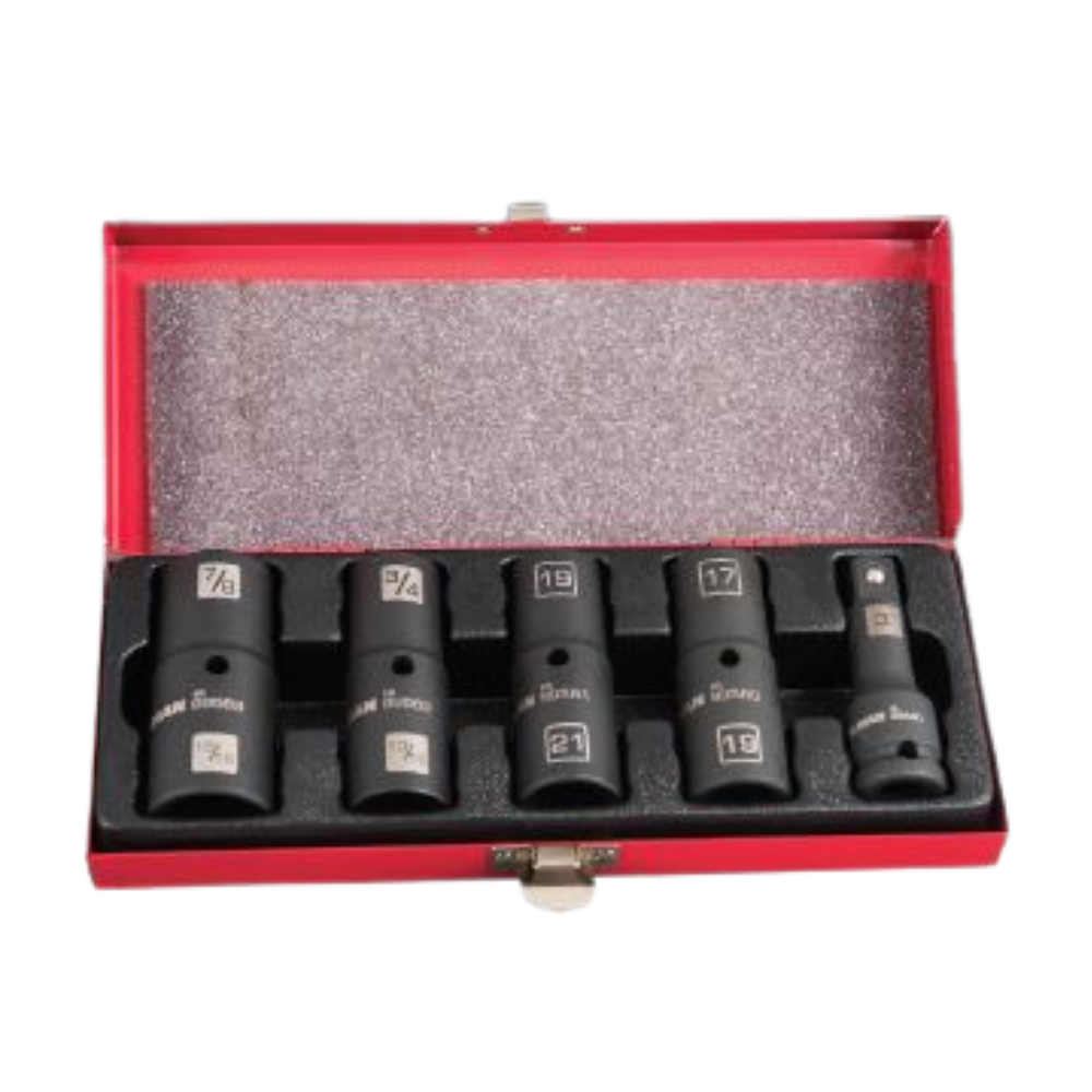 1/2" Drive 5-Piece Flip Socket Set