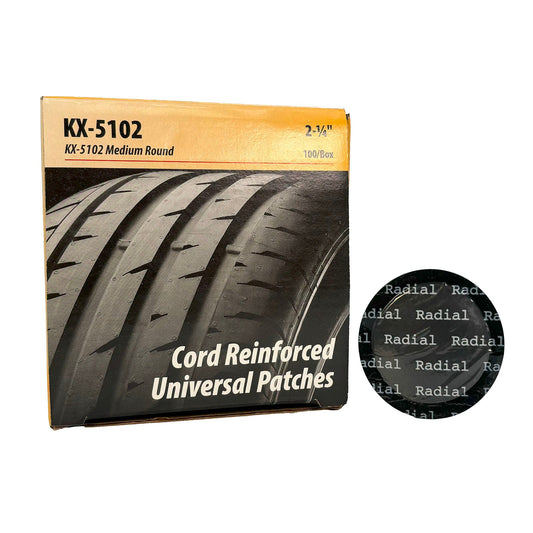 Kex 5102 Radial Repair Unit, 2-1/4" Round, 1 Ply (100 bx)