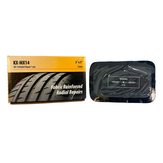 Kex MX14 Radial Repair Unit, 3" x 4-3/4", 1 Ply (10 bx)
