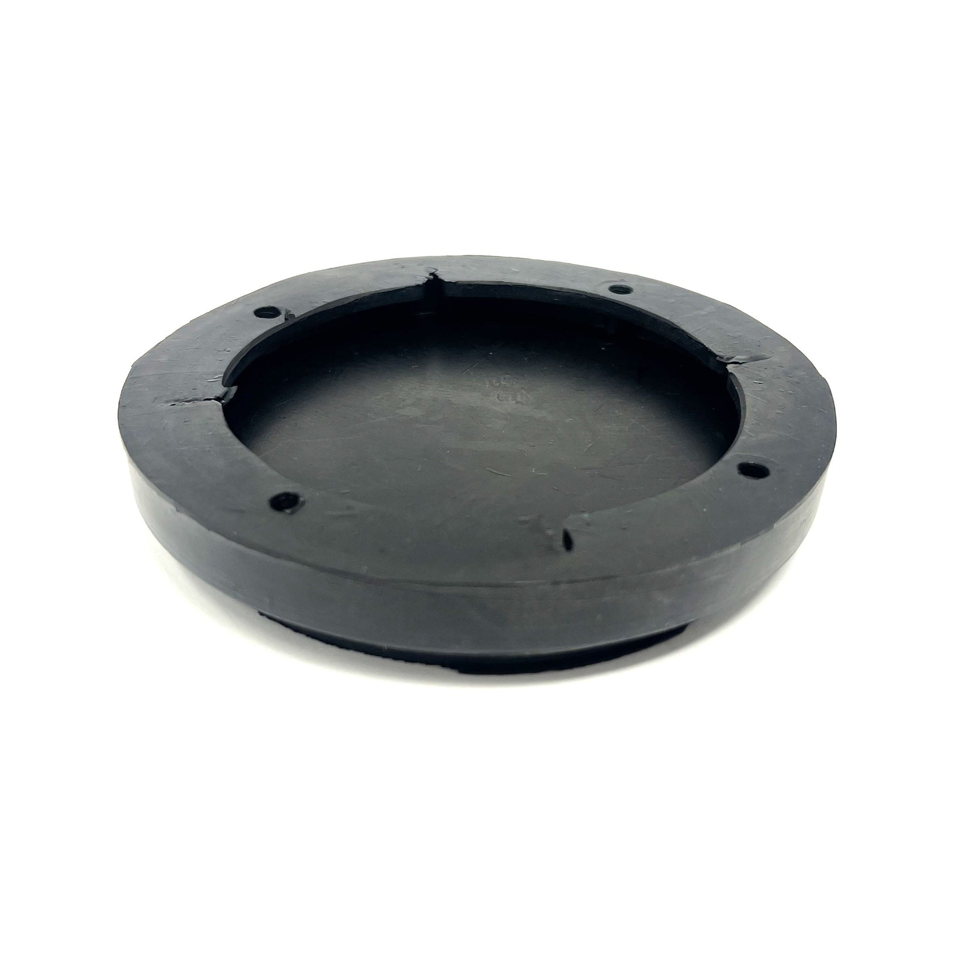 Round Slip-on Waffle Style W/Screws Rotary Rubber Pads 4PK