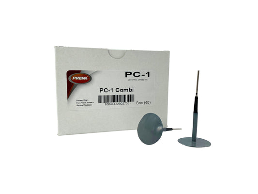 Prema PC-1 Combi-Unit, Universal, Lead Wire, 1/8" Injury, 1.1/4" RD Patch (40 bx)