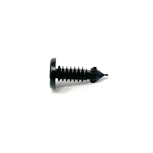 Black Nylon Dash Panel Ret - 3/16" Hole  7/16" Head (50pk)