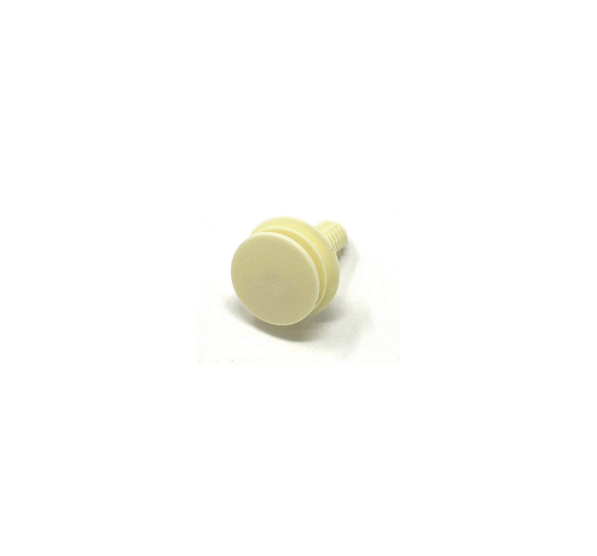White Nylon Door Panel Retainer Clip - 7mm Hole Size 24mm Stem Length (Pack of 25)
