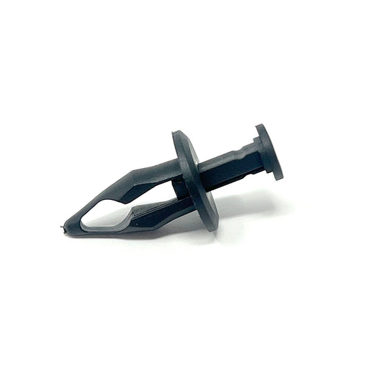 Black Nylon Front Bumper Ret - 9.5mm Hole 18mm Flng 23mm Stem (25pk)