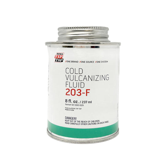 Rema 203F Cement, (Clear Universal), 8 oz Brush Top Can (Flammable)