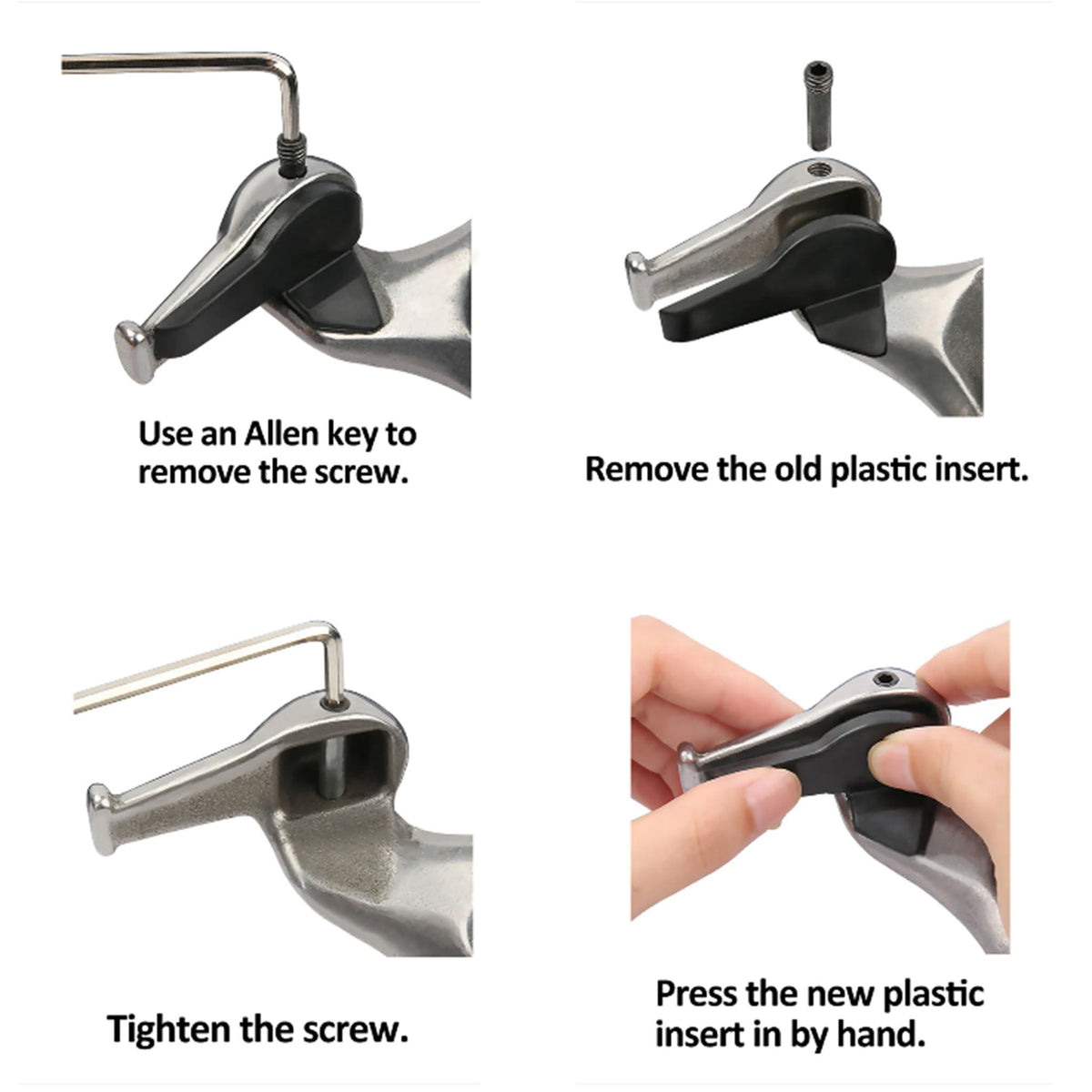 Corghi/Hunter/Cemb/Coats/EarlyHoffman Mount Demount Head (Set Screw in Front)