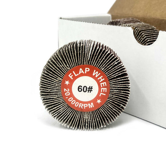 3" x 1" Flap Wheel - 60 Grit 5/PK