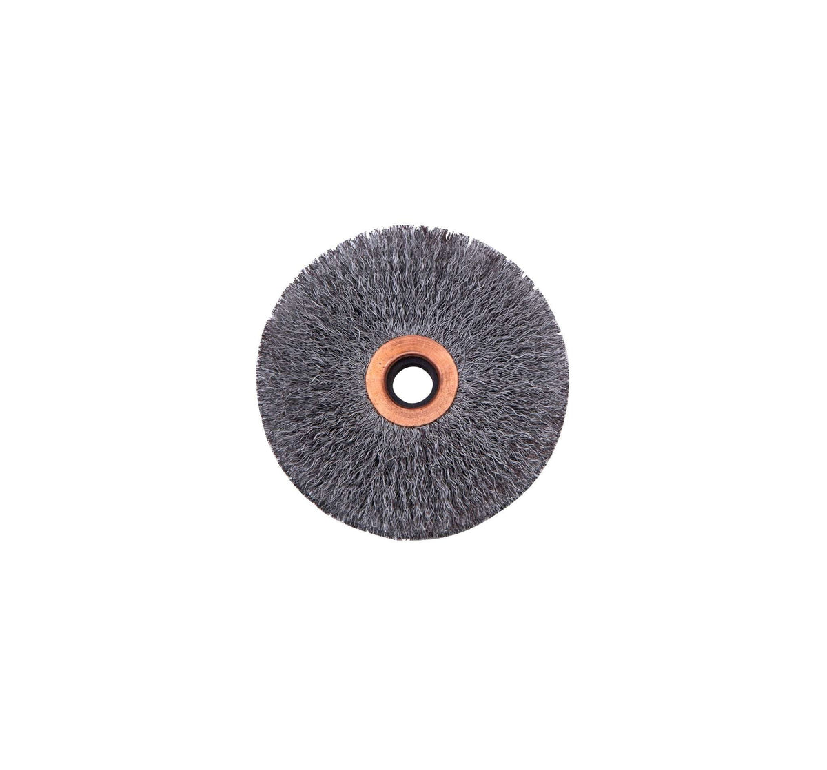3” (75mm) Crimped Wire Wheel 3” 5/8” Face X 1/2″ Arbor Hole Fine .008 Wire