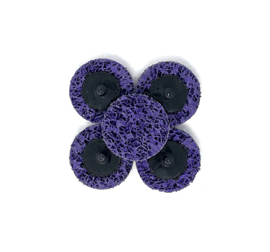 2” Purple Strip Away Disc twist to lock style 5PK