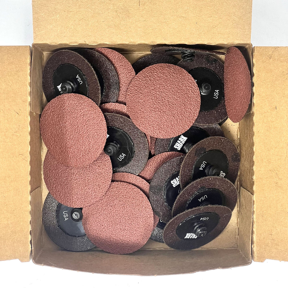 2" Quick Change Aluminum Sanding Disc 50 Grit 25PK