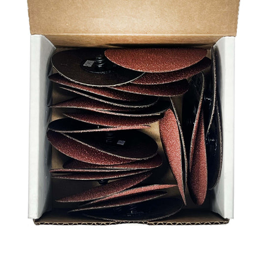 3" Aluminum Oxide Surface Conditioning Discs 50 Grit 25PK