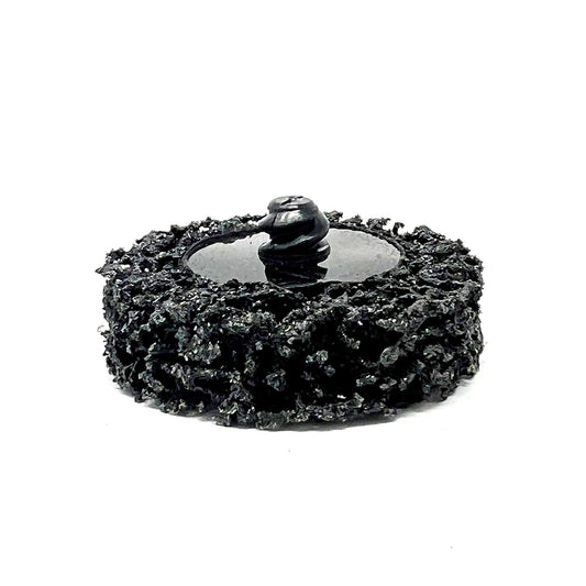 5PK 2” Black Strip/Brite pads with Twist to lock backing