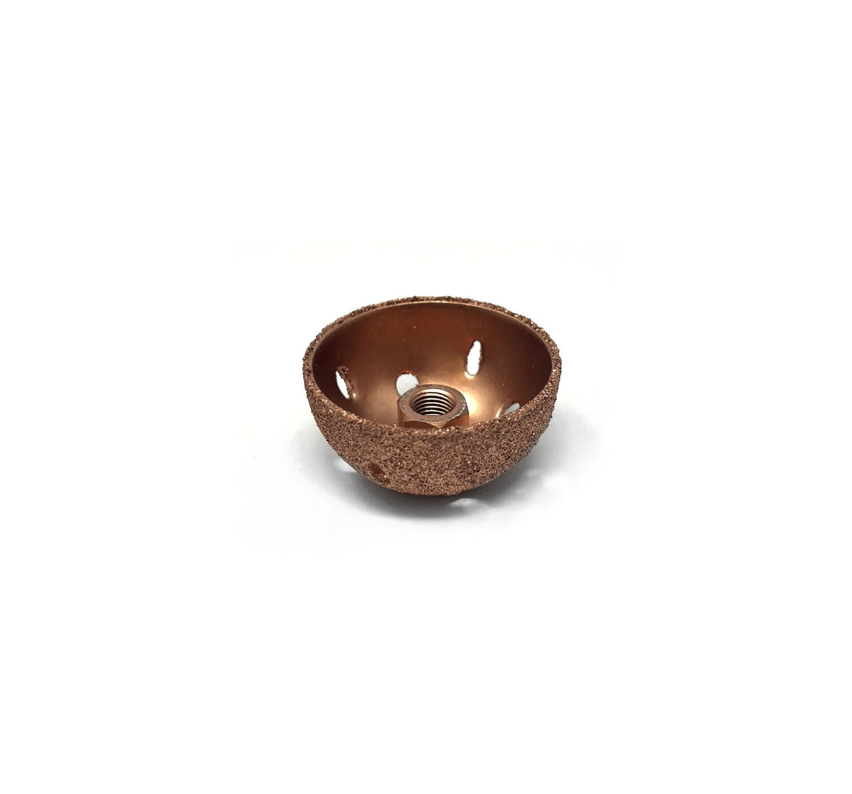 Vented Copper Contour Wheel 2” X 1” AH, 60 Grit