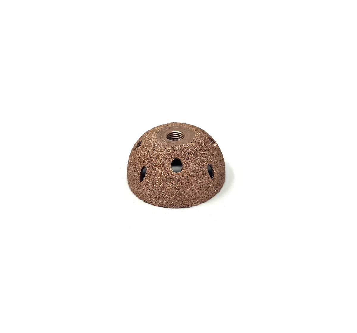 Vented Copper Contour Wheel 2” X 1” AH, 60 Grit
