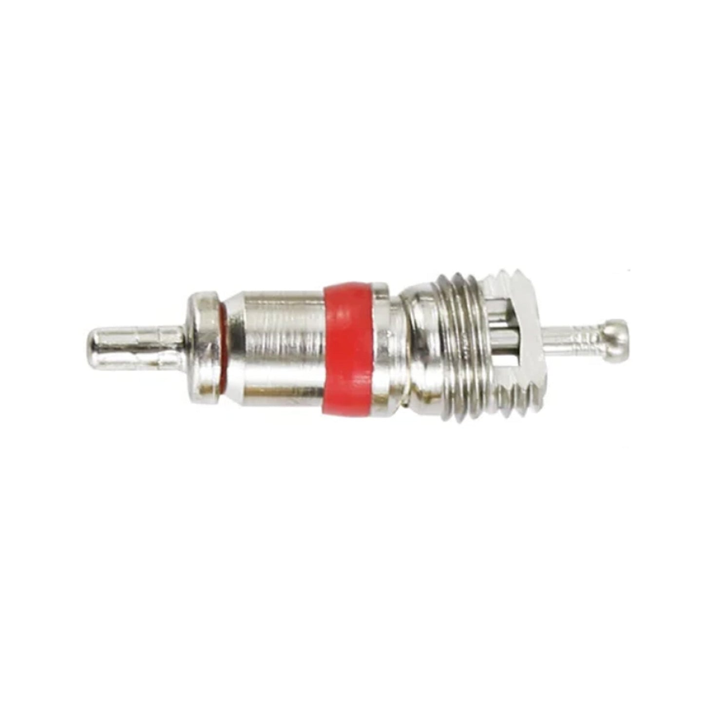 TPMS Nickel Plated Valve Cores - Red Teflon Seal 100/box