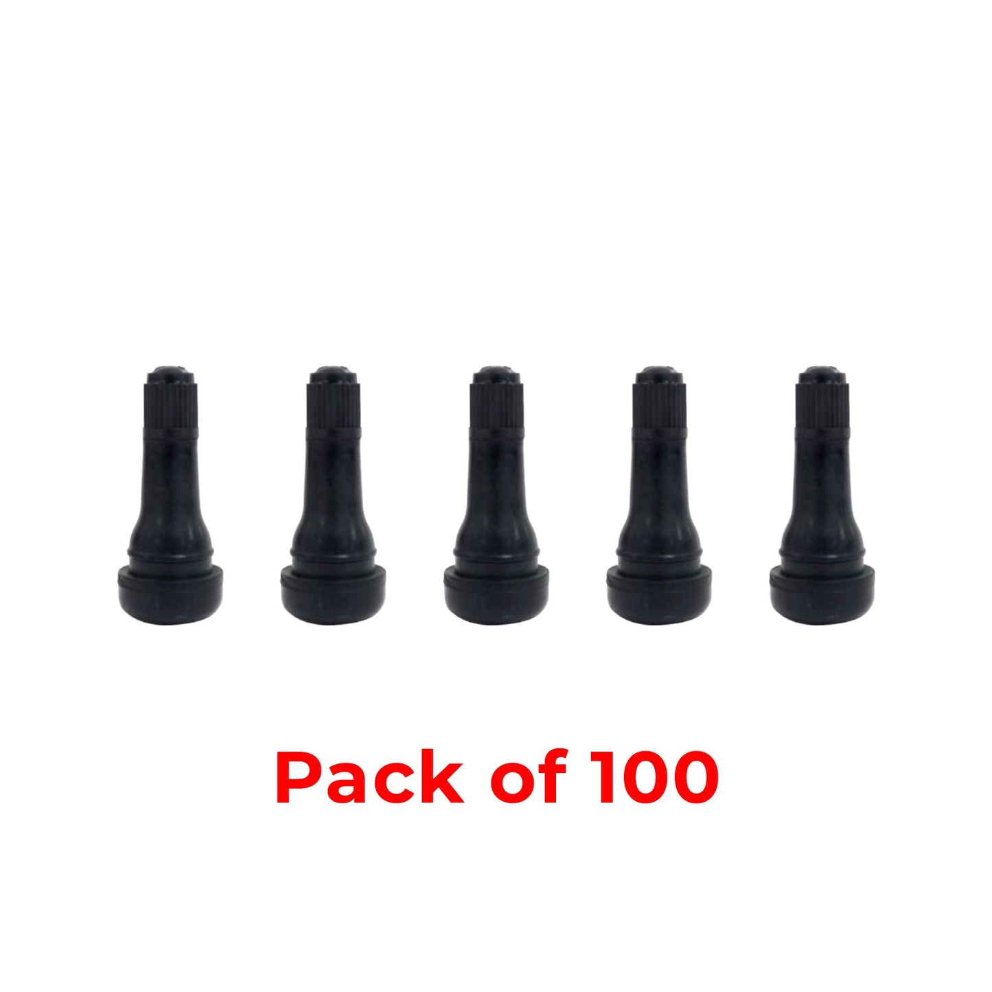 TR413 - Snap-In Tire Valve - 1.25" Height - 100 Pack