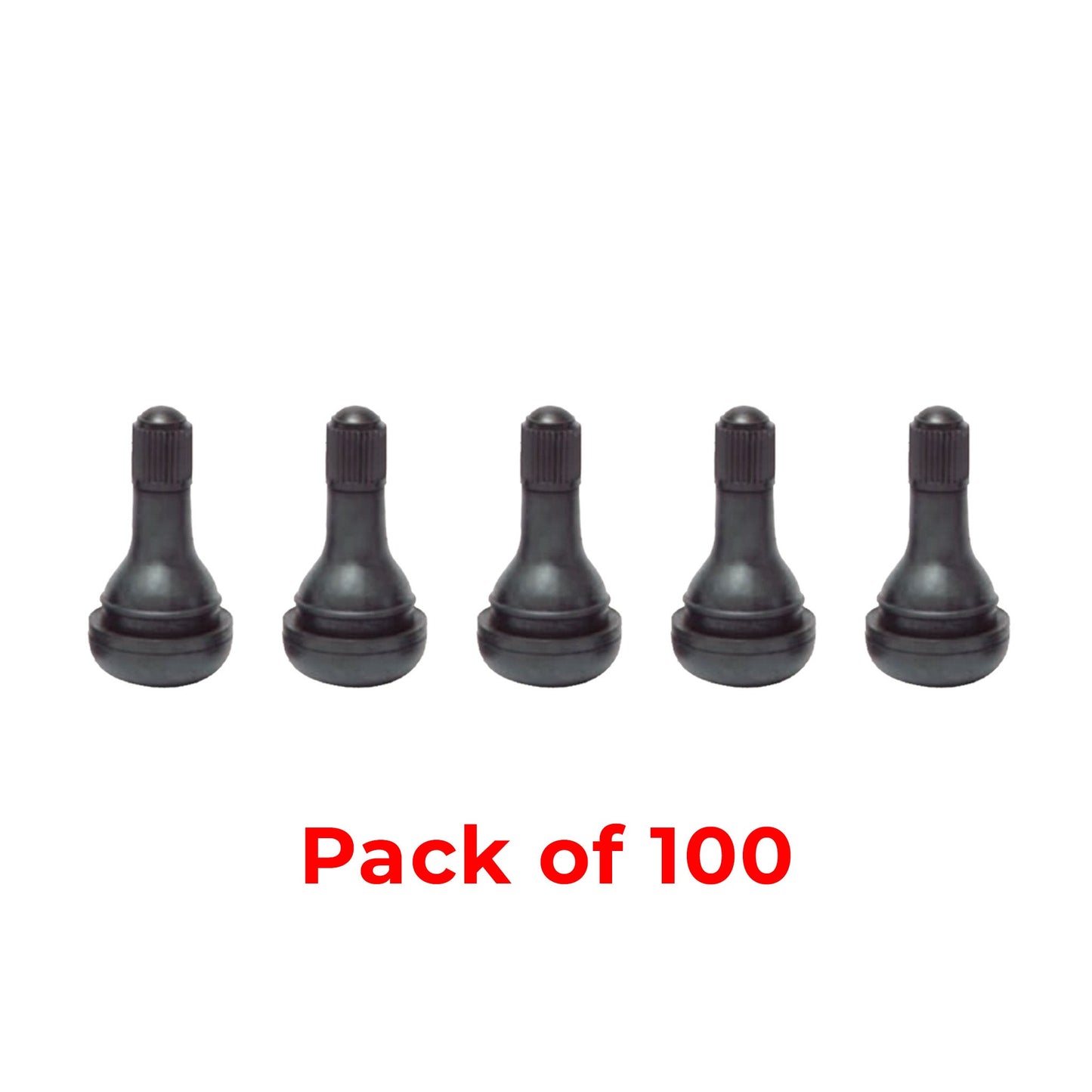 TR415 - Snap-In Tire Valve - 1.25" Height - 100 Pack
