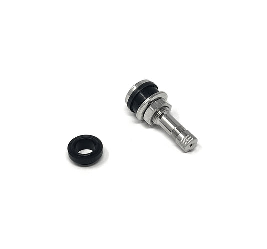 Nickel Plated Straight Tire Valve 1.44” 50PK