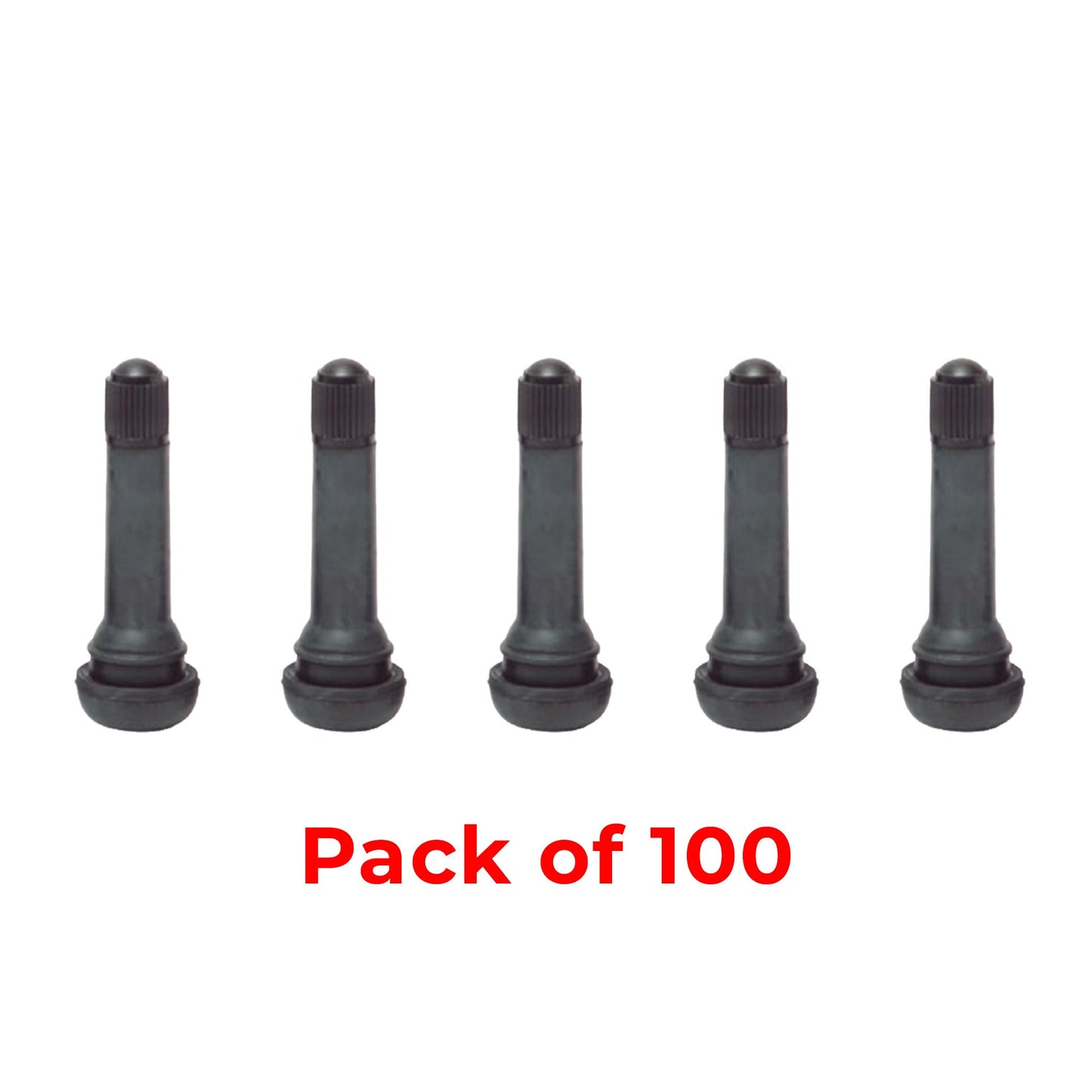 TR418 - Snap-In Tire Valve - 2" Height - 100 Pack