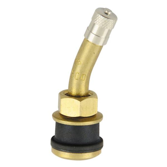 TR500-23 - Clamp-In Truck Tire Valve - 23° Bend  - Each