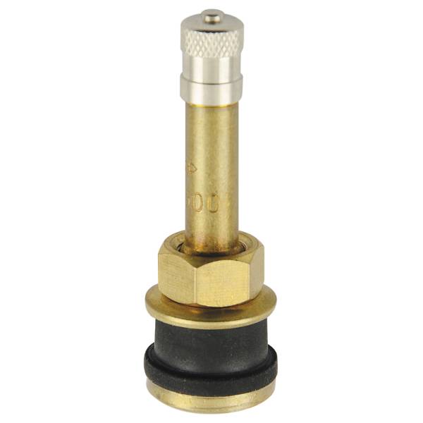 TR500 - Clamp-In Truck Tire Valve - 2" Height - Straight  - 10pk