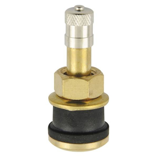 TR501 - Clamp-In Truck Tire Valve - 1.5" Height - Straight -  Each