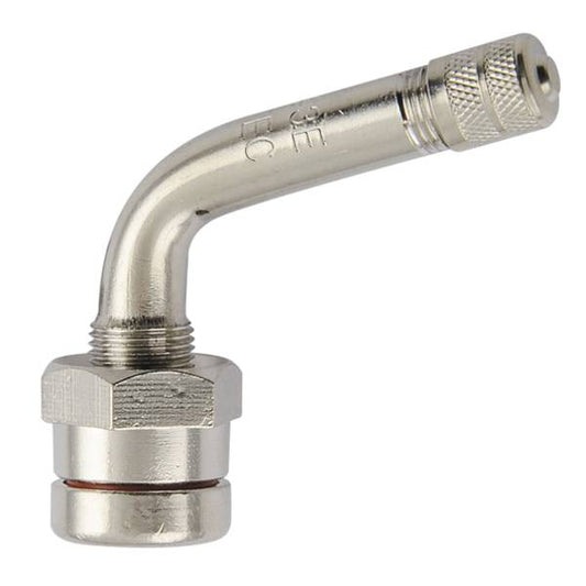 TR543E - Clamp-In Truck Tire Valve - 75° Bend - Pack of 10