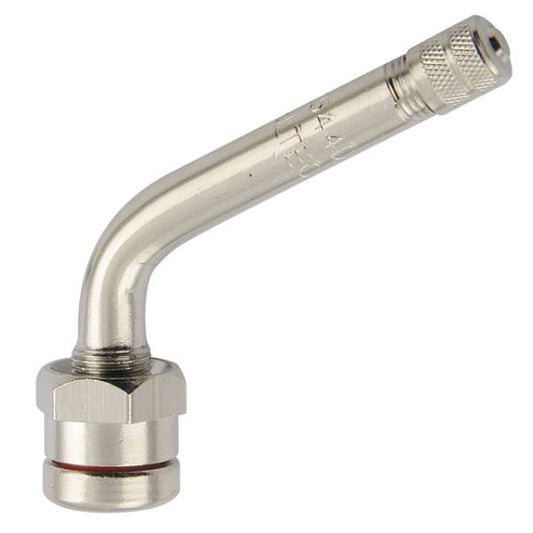 TR544D - Clamp-In Truck Tire Valve - 60° Bend - 100pk