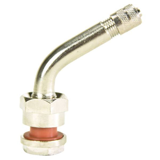 TR553E - Clamp-In Truck Tire Valve - 75° Bend - Each