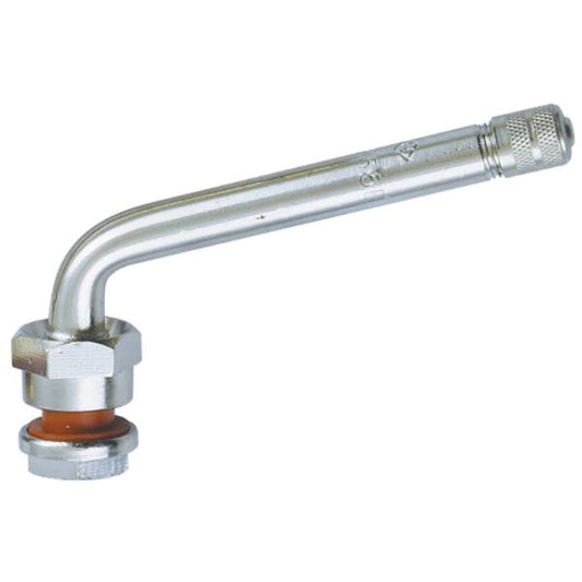 TR555E - Clamp-In Truck Tire Valve - 75° Bend - 100pk