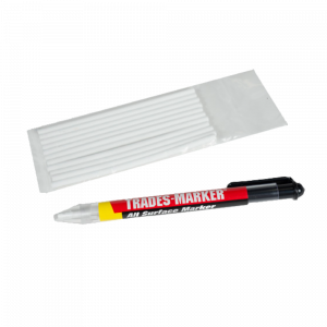 TRADES MARKER PENCIL WHITE