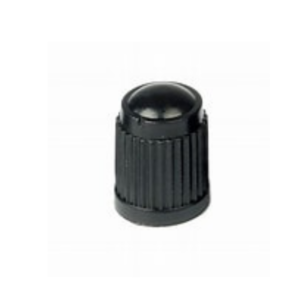 VC-8 BLACK PLASTIC DOME VALVE STEM CAP - BG/100