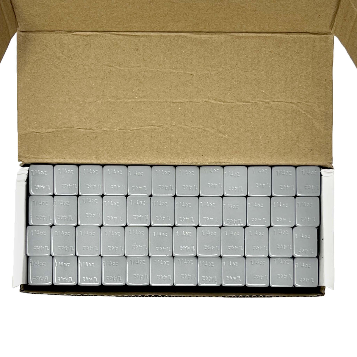 Adhesive Wheel Weight - 1/4oz, Gray, Low Profile - 624 pc