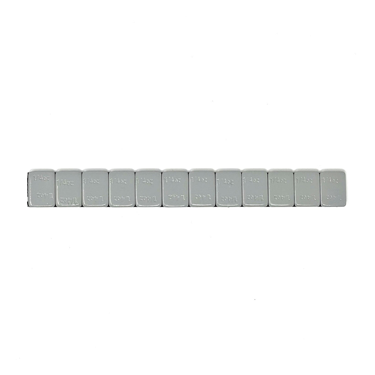 Adhesive Wheel Weight - 1/4oz, Gray, Low Profile - 624 pc