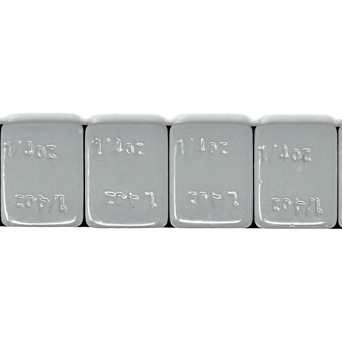 Adhesive Wheel Weight - 1/4oz, Gray, Low Profile - 624 pc
