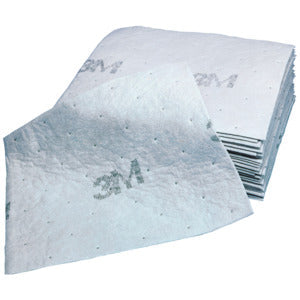 3M Universal Sorbent Pad, Medium Duty, 15" x 20", (100 pk)