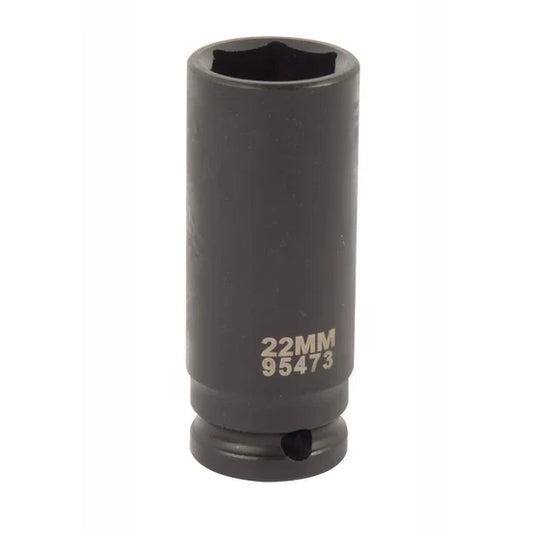 1/2" Dr 6pt Deep Impact Socket - 22mm