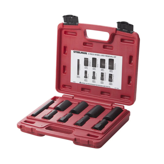 9 Piece Hubcap + Wheel Lock Removal Kit