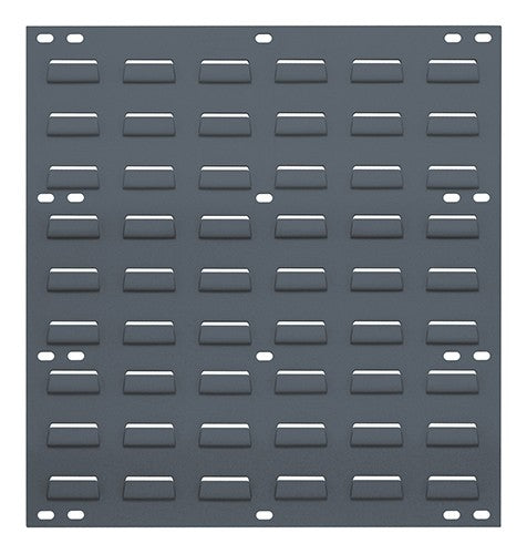 Louvered Panel for Bins - 18" x 19" - Gray  - No Bins Included
