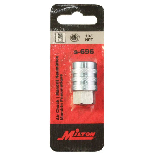 Air Coupler Fitting - Kwik Grip Safety Chuck - 1/4" FNPT - Closed