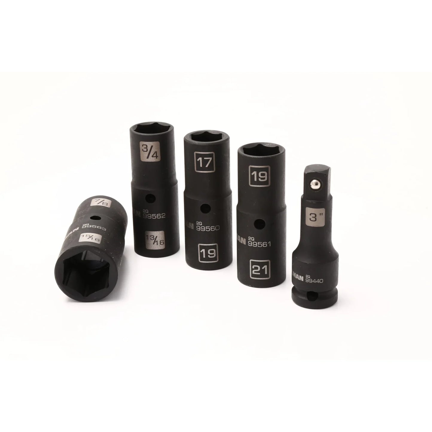 1/2" Drive 5-Piece Flip Socket Set