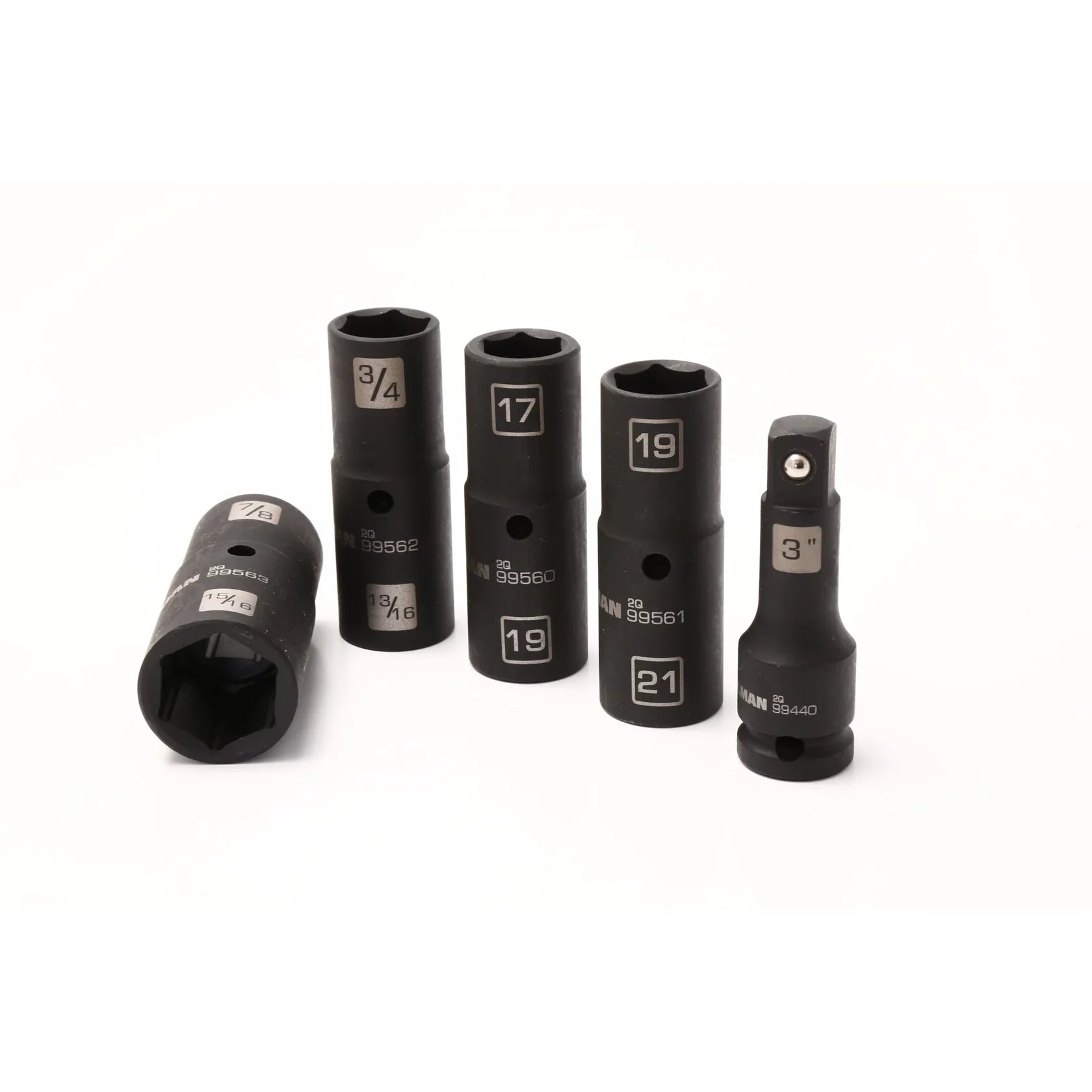 1/2" Drive 5-Piece Flip Socket Set