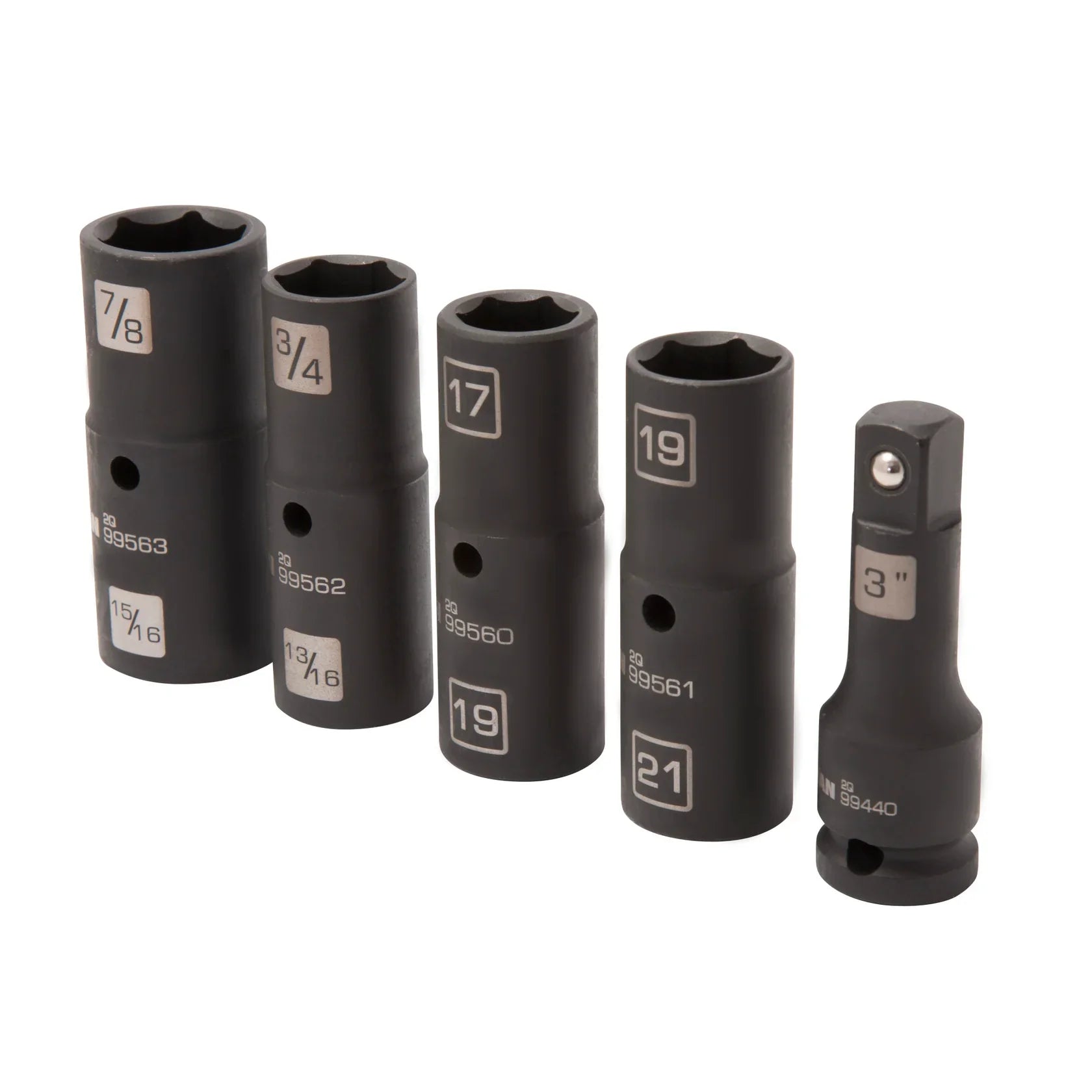 1/2" Drive 5-Piece Flip Socket Set